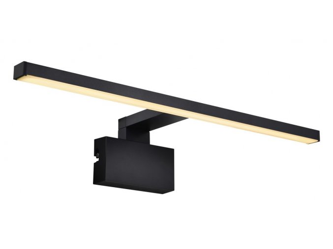 Černé LED svítidlo nad zrcadlo Marlee 9W