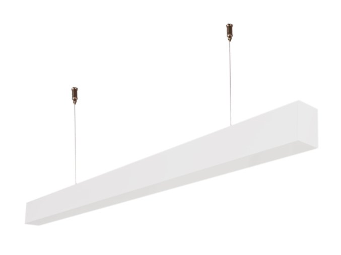 Bílé lineární přisazené / závěsné LED svítidlo 120cm 40W 120lm/W Premium