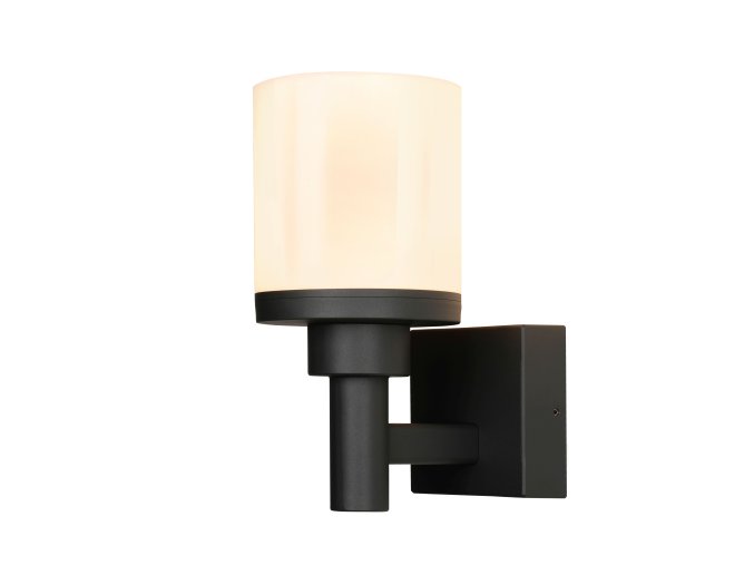 Černé fasádní LED svítidlo Saponia 12W IP65