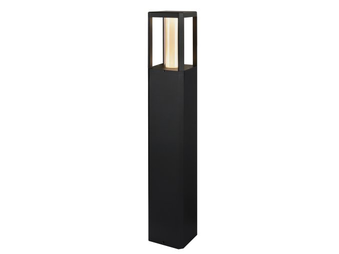 Černé zahradní LED sloupkové svítidlo Crocus 12W IP65 80cm