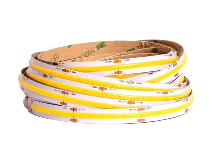 COB LED pásek 15W/m 24V bez krytí IP20