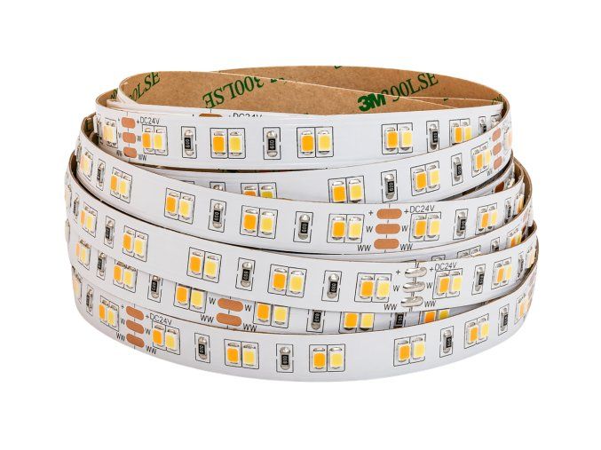 Biodynamický CCT LED pásek 18W/m 24V bez krytí IP20