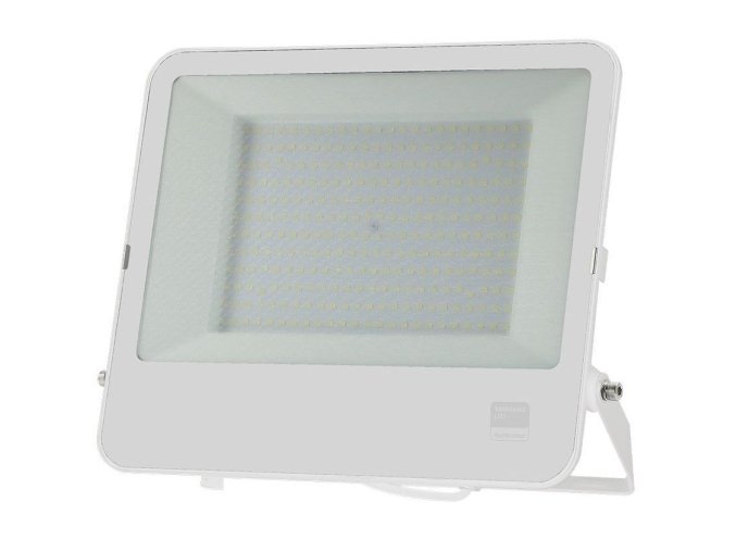 Bílý LED reflektor 200W Premium s 1m kabelem