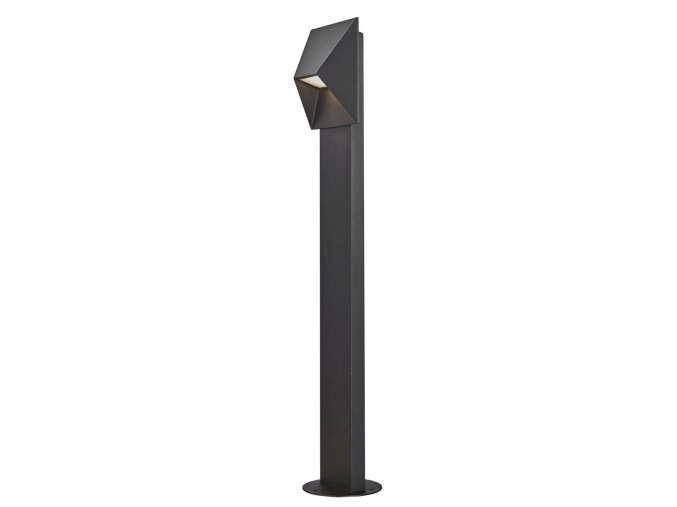 Černá zahradní lampa Pontio pro žárovku GU10 85cm