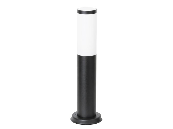 Černý zahradní sloupek Black Torch pro žárovku E27 45cm