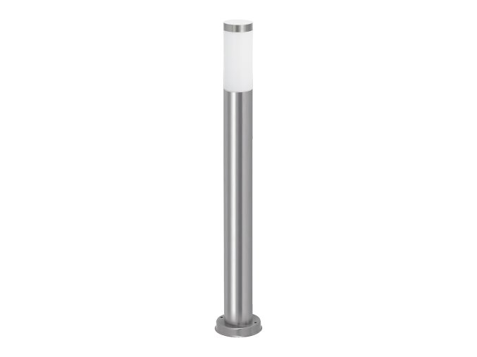 Chromový zahradní sloupek Inox Torch pro žárovku E27 65cm