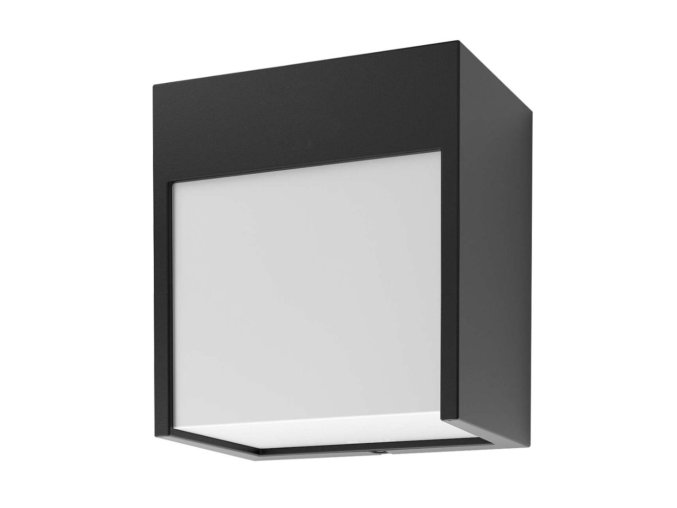 Černé fasádní LED svítidlo Balimo 12W IP54