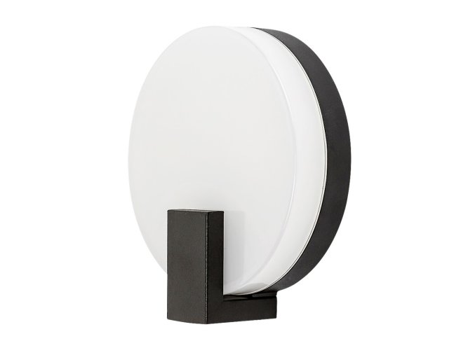 Černé fasádní LED svítidlo Cyprus 10W IP44