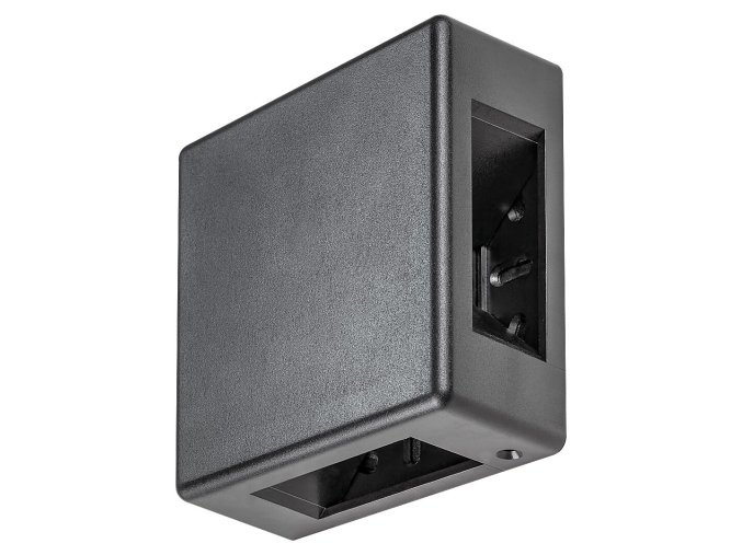 Černé fasádní LED svítidlo Lippa 6W IP54