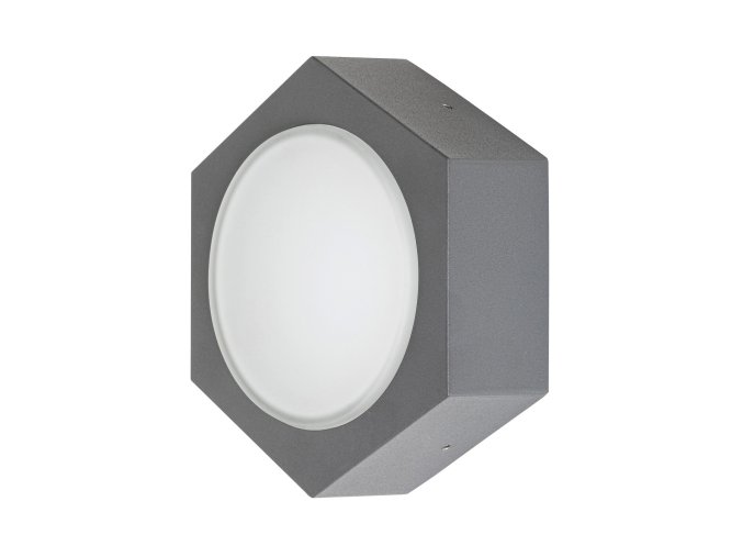 Antracitové fasádní LED svítidlo Avola 9W IP54
