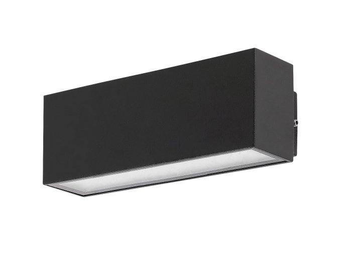 Černé fasádní LED svítidlo Mataro 10W IP54