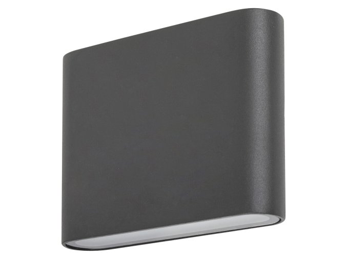 Antracitové fasádní LED svítidlo Nesna 6W IP54