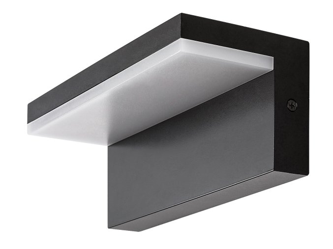 Černé fasádní LED svítidlo Zaragoza 10W IP54
