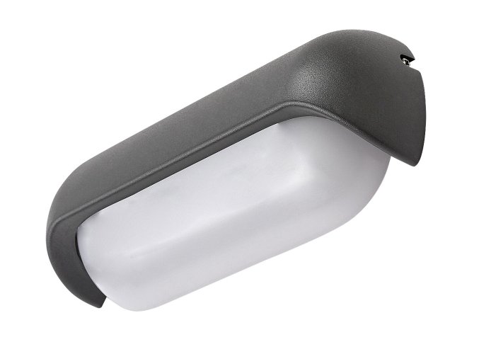 Antracitové fasádní LED svítidlo Hulst 13W IP65