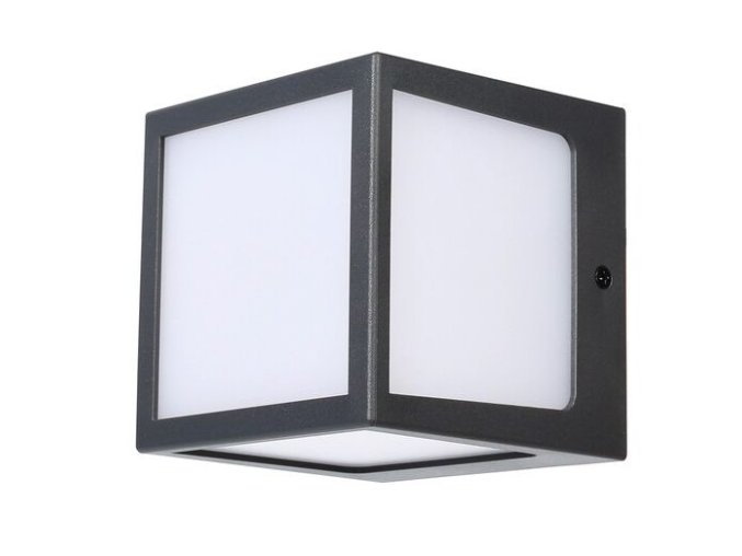 Antracitové fasádní LED svítidlo Rennes 10W IP54