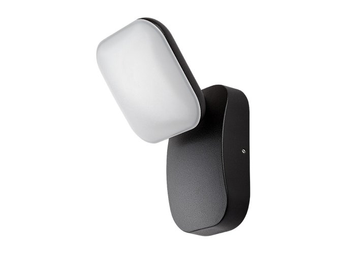 Černé fasádní LED svítidlo Odiel 12W IP44