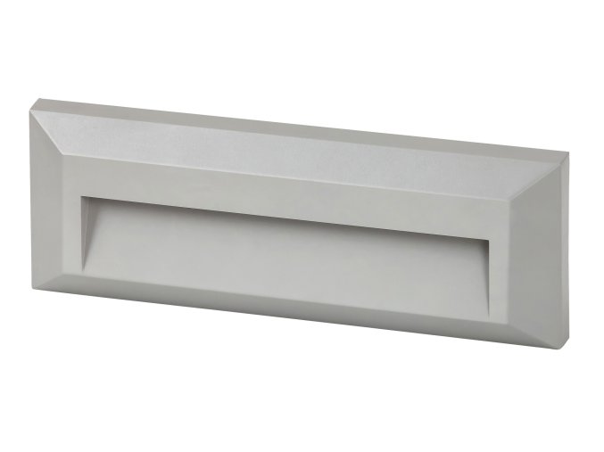 Šedé schodišťové LED svítidlo Pueblo 1,6W IP65