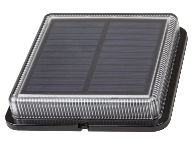 Černá LED solární zahradní lampa Bilbao 0,2W