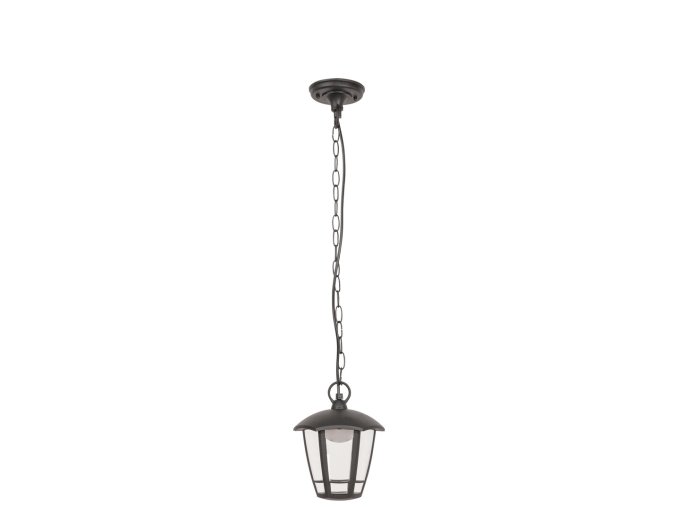 Černé závěsné LED svítidlo Sorrento 8W IP44