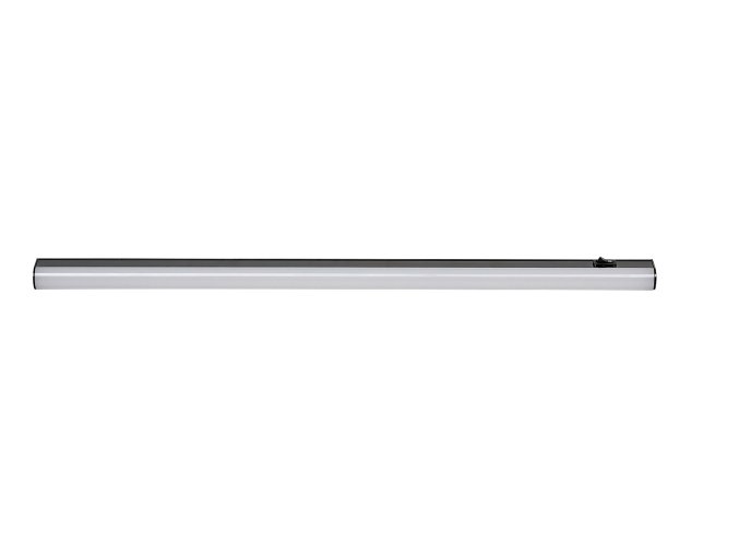 Černé LED svítidlo pod kuchyňskou linku Greg 118,5cm 18W s vypínačem
