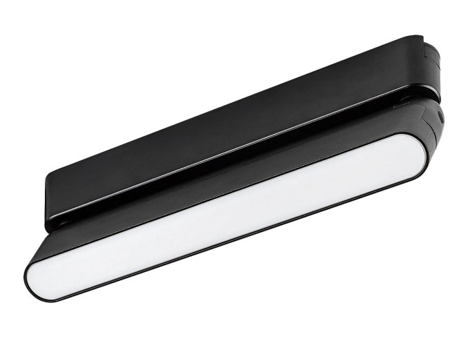 SMART TUYA Černé lištové LED svítidlo 220mm LiTrack Line 1F 7W CCT polohovatelné