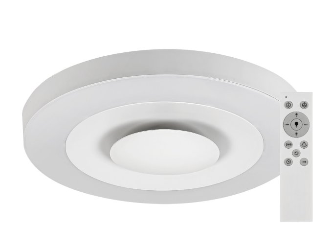 Bílé stropní LED svítidlo Calvin 500mm 40W RGB+CCT s DO