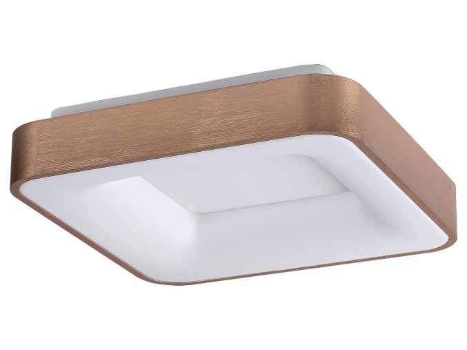 Zlaté stropní LED svítidlo Carmella hranaté 400x400mm 30W