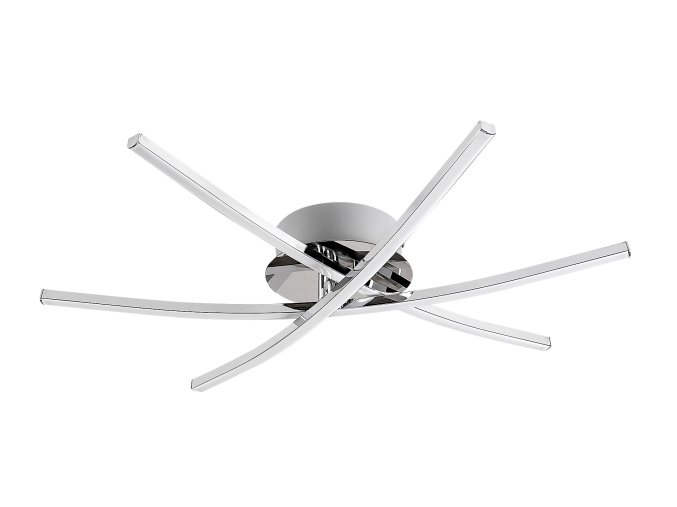 Chromové stropní LED svítidlo Cyclone 570mm 21W