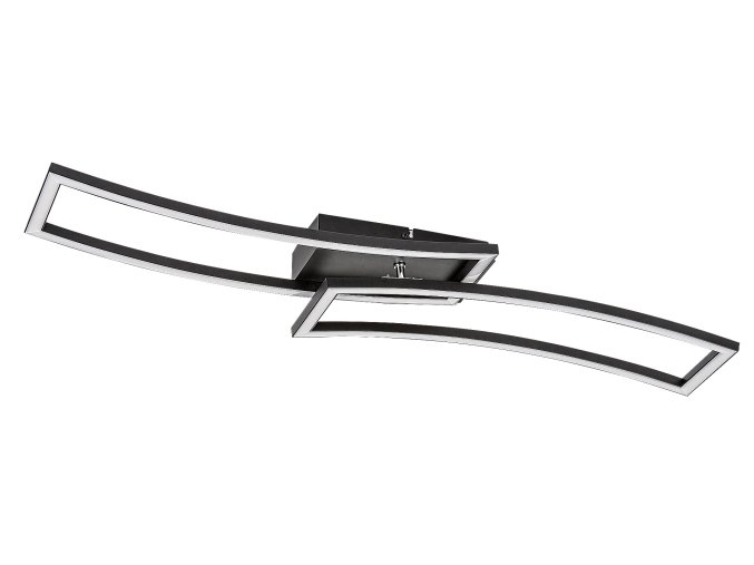 Černé stropní LED svítidlo Cirilla 820mm 40W
