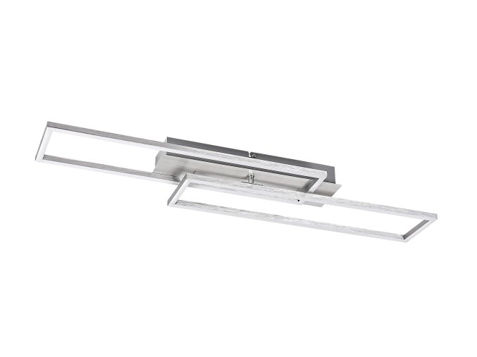 Stříbrné stropní LED svítidlo Demetrius 830mm 40W stmívatelné
