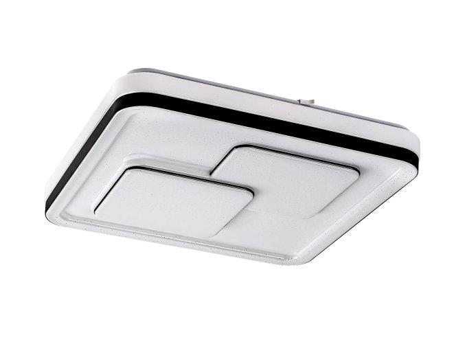 Černé stropní LED svítidlo Hecate 485x485mm 40W