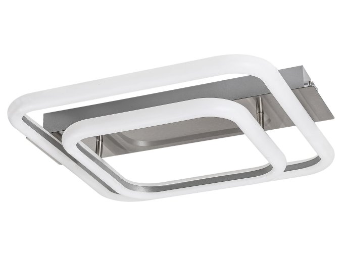 Chromové stropní LED svítidlo Fandral hranaté 310x350mm 33W