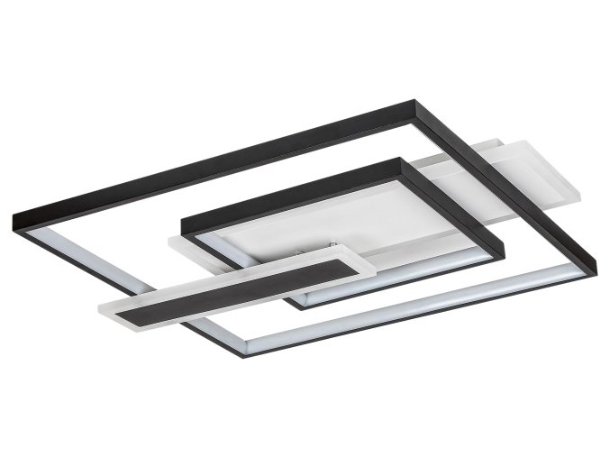 Černé stropní LED svítidlo Herkules 450x535mm 50W
