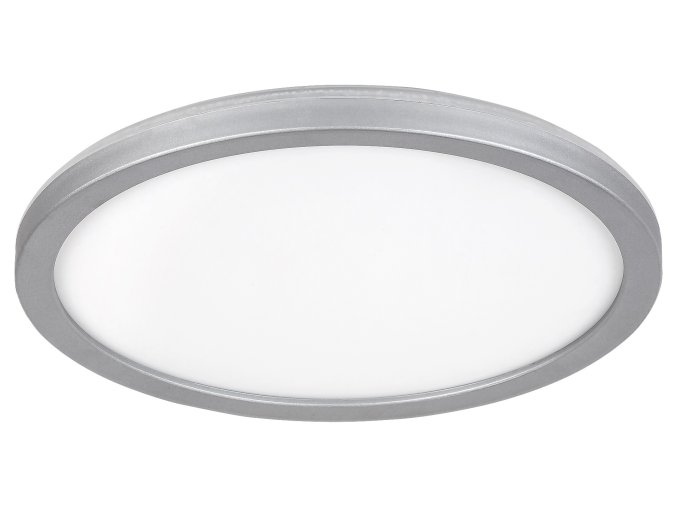 Stříbrné stropní LED svítidlo Lambert kulaté 280mm 15W IP44