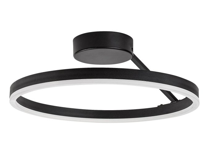 Černé stropní LED svítidlo Isaure 400mm 24W CCT