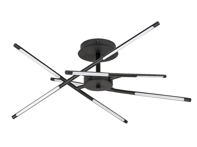 Černé stropní LED svítidlo Henli 760mm 30W