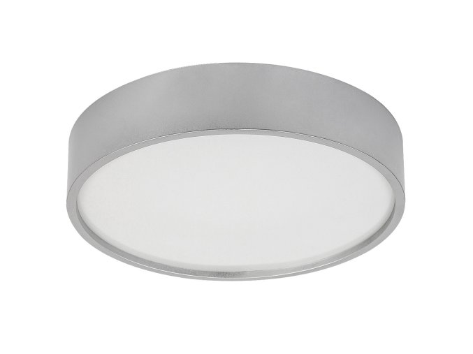 Stříbrné stropní LED svítidlo Larcia 280mm 18W IP44