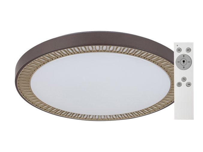 Hnědé stropní LED svítidlo Matea 500mm 40W CCT s DO