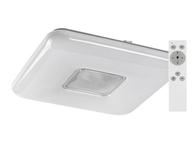 Bílé stropní LED svítidlo Tayla hranaté 440x440mm 72W CCT s DO