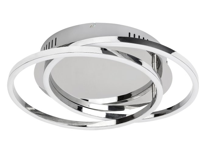 Chromové stropní LED svítidlo Selena 370mm 30W stmívatelné