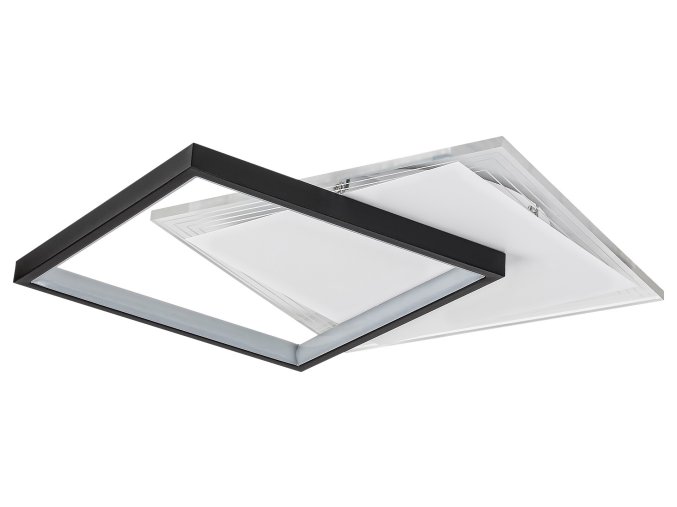 Černé stropní LED svítidlo Malcolm 400x520mm 35W