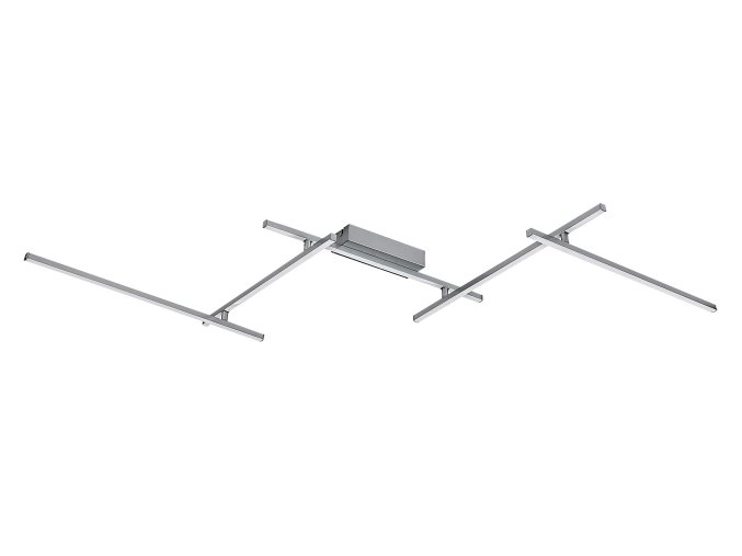 Stříbrné stropní LED svítidlo Negan 1780mm 40W