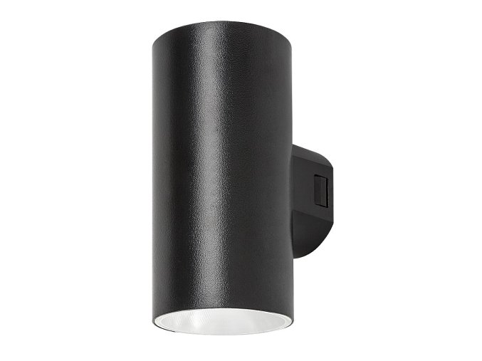 Černé fasádní LED svítidlo Urfa Round 18W IP65 CCT