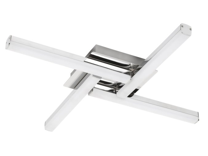 Chromové stropní LED svítidlo Antonia 610x610mm 24W IP44