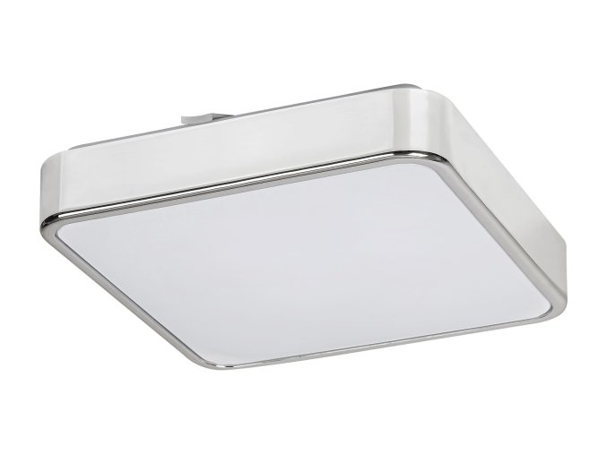 Chromové stropní LED svítidlo Wolimir 290x290mm 22W RGB+CCT s DO