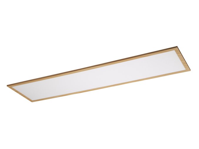 Stropní LED svítidlo Almond s dekorem dřeva obdelníkové 295x1195mm 40W