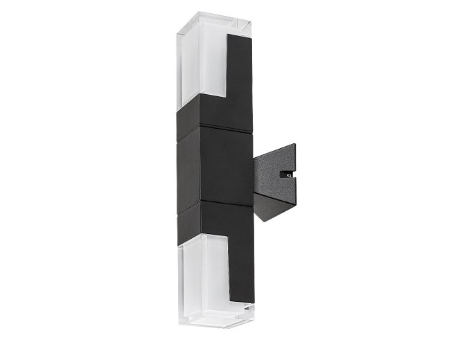 Černé fasádní LED svítidlo Darvas 12W IP54 CCT