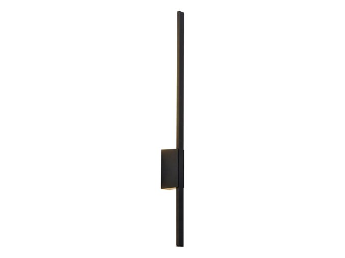 Černé fasádní LED svítidlo Kelebia 12W IP44