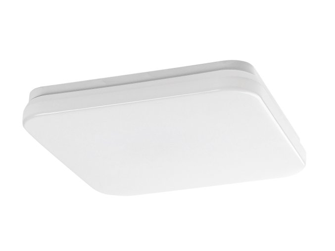 Bílé stropní LED svítidlo Lowar hranaté 285x285mm 18W IP44 CCT
