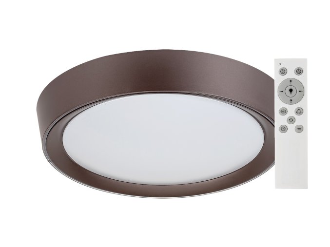 Hnědé stropní LED svítidlo Mokka 410mm 24W RGB+CCT s DO